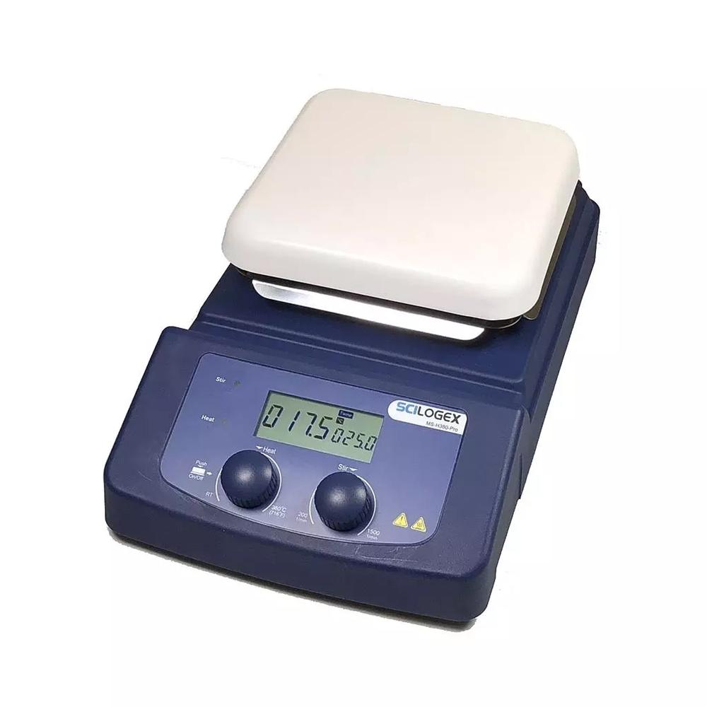Scilogex MS-H380-Pro LCD Digital 5.5 x 5.5 in. Magnetic Hotplate Stirrer, ceramic plate