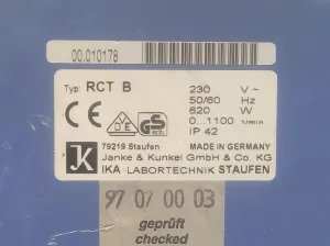 IKA RCT Basic Magnetic Stirrer with Heating Plate, 1100 rpm, 300°C Max, 5 of 5