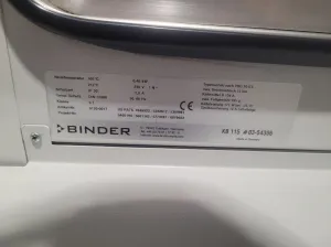 BINDER KB-115 Refrigerated Incubator/Drying Oven, 5 of 7
