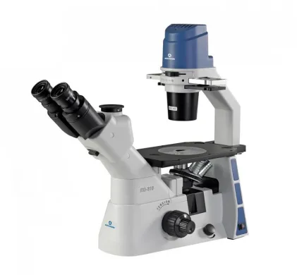 Accu-Scope EXI-310 Inverted Trinocular Microscope with Plan Phase Objectives