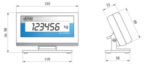 Radwag WD-4/5 Additional Display, 2 of 2