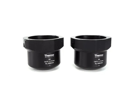 2x Thermo Electron Jouan 11174154 Round Centrifuge Buckets for M4 Rotor