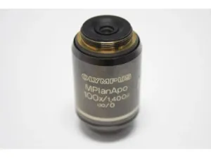 Olympus MPlanApo 100x/1.40 Oil Immersion Microscope Objective Lens, 2 of 6