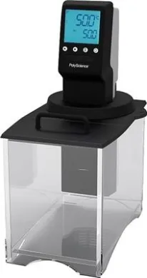 Polyscience MX08P100-A11B 8L Polycarbonate Open Bath, MX (Ambient +10 to 85C), 120V, 60Hz