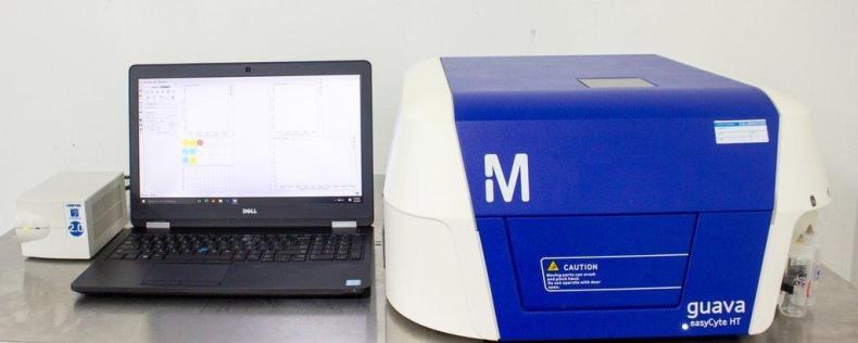 Millipore EasyCyte HT 2017 High-Throughput Benchtop Flow Cytometer for 96-Well Plates-cover