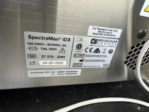 Molecular Devices SpectraMax iD3 Multi-Mode Microplate Reader for Absorbance, Fluorescence, and Luminescence Detection