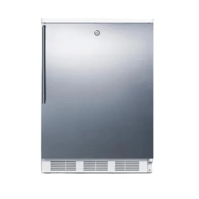 Accucold FF7LWSSHV 24" Wide All-Refrigerator with Stainless Steel Door and Automatic Defrost