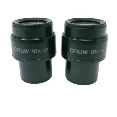 Nikon CFIUW 10x/25 Ultra Wide Field Microscope Focusing Eyepieces