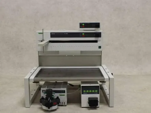 Buchi Sepacore Flash Chromatography System with C-660 Fraction Collector, C-601 Pump, C-615 Pump Manager, and C-635 UV-Vis Detector