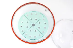 Thermo Nalgene 5312 Transparent Polycarbonate Desiccator, 250 mm, Ceramic Plate, 4 of 5