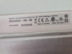 Sartorius MSA4202S Modular Precision Balance with 8.2g–2500g Capacity and Touchscreen Interface, 9 of 9