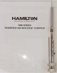 Hamilton 86254S Microliter #7000.5 Injection Syringe with Guide, 0.5 µL, 2 of 4
