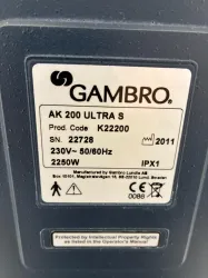 Gambro AK-200 Ultra S Clinical Dialysis Machine for Renal Replacement Therapy, 3 of 3