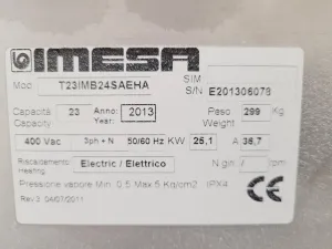 IMESA ES 23 Industrial Tumble Dryer, 2 of 26