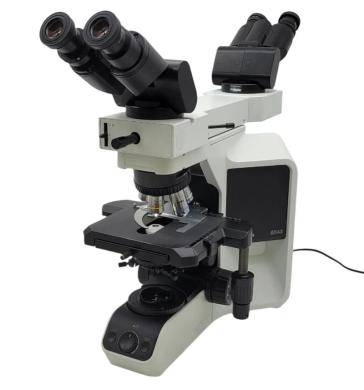 Olympus BX43 Clinical Dual Head Microscope with LED Stand and 100x Oil Objective-cover