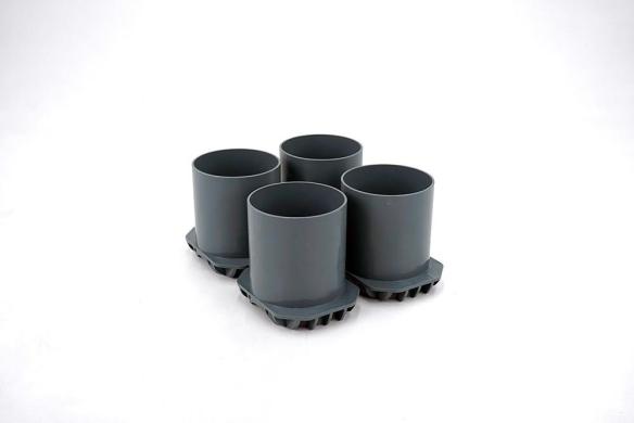 Thermo Scientific 75007304 750 mL Bottle Adapter for TX-100 Rotor, Set of 4, Gray-cover