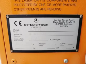 Lambda Physik Compex 102 Class 4 Laser, 12W Output, 157–800 nm Tunable Wavelength, 32 of 54