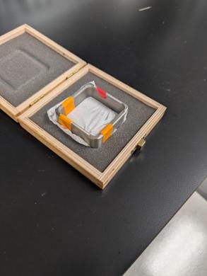 GARDCO Calibration Weight Block with Protective Wooden Case-cover