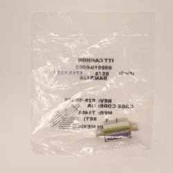 ITT Cannon DAMA-15S 15-Pin D-Sub Panel Mount Crimp Connector (9 Pack), 3 of 4