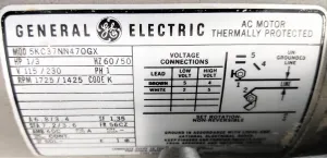 Edwards E2M2 Dual Stage Rotary Vane Vacuum Pump, 2 CFM, 12 of 18