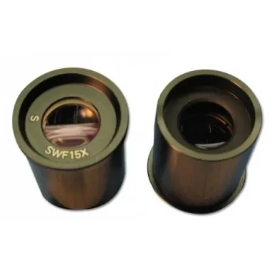 Meiji Super Widefield 15X Eyepiece Pair with 25mm Reticle Mount MA503