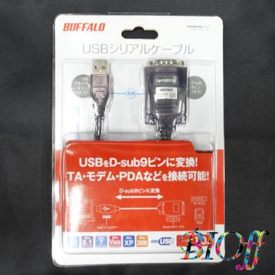 Buffalo BSUSRC06DS USB-to-Serial RS-232 Adapter Cable, 1 m-cover