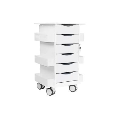 TrippNT Core 6D Laboratory Supply Storage Cart with Locking Drawers and HDPE Construction-cover
