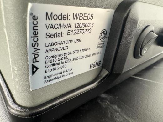 PolyScience WBE05 Precision Temperature-Controlled Laboratory Water Bath-cover