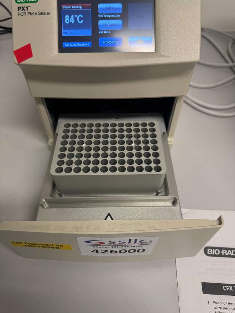 Bio-Rad PX1 PCR Plate Sealer with Touchscreen Interface and Precise Temperature Control