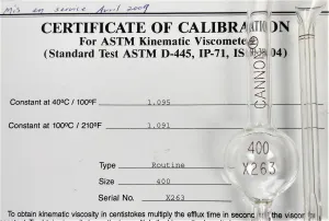 Cannon-Fenske CFRC-400 Certified Routine Viscometer Tube - Size 400, 13 of 23