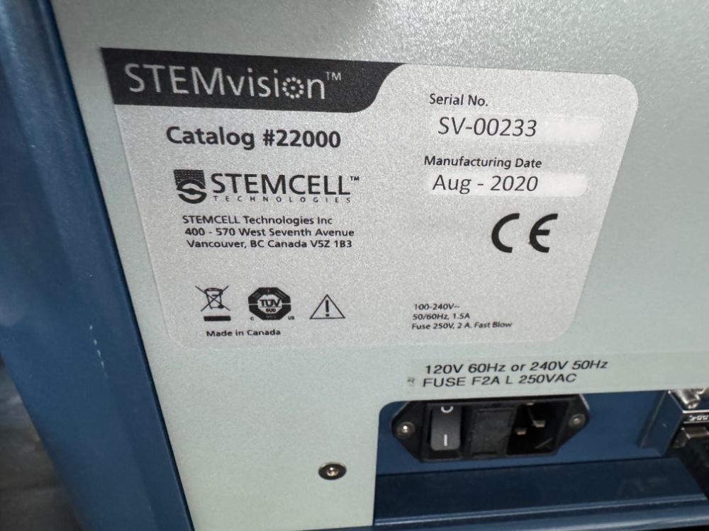 STEMCELL Technologies STEMvision Automated Cell Counter for Precision Cell Counting