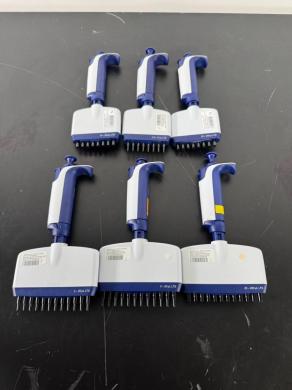 Rainin Pipet-Lite XLS Multichannel Micropipettes Set of 6 for Precise Liquid Handling-cover