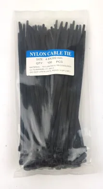 Nylon Cable Tie 4.8 x 200 mm, pack of 100