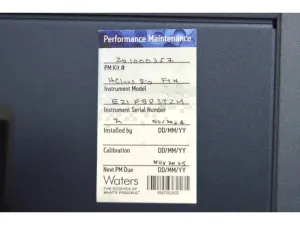 Waters ACQUITY UPLC H-Class PLUS Bio System with PDA and FLR Detectors for Bioseparations (2021), 37 of 41