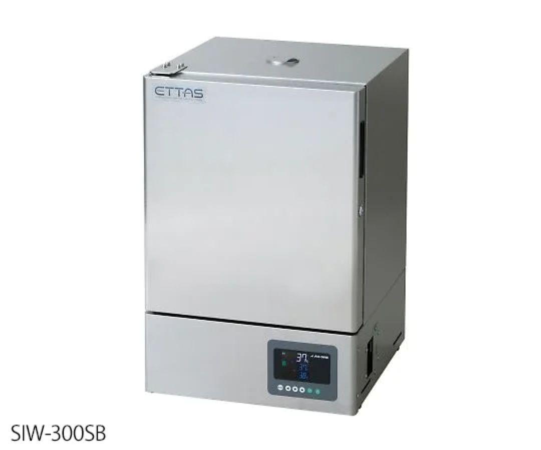 AS ONE SIW-300SB Stainless Steel Incubator, 30L Capacity, Bluetooth 4.2, PID Control