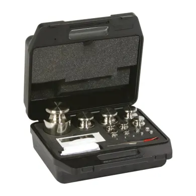 Radwag F2 Mass Standard - Knob Weights With Adjustment Chamber, Set (1 mg - 5 kg), Plastic Box