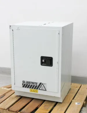 Justrite Acid Corrosive Storage Cabinet Model 8825072, 15-Gallon Capacity