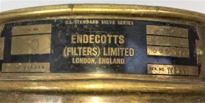 Endecotts 8" Brass Frame Test Sieve Kit, ASTM E-11 Standard, Set of 6, 9 of 13
