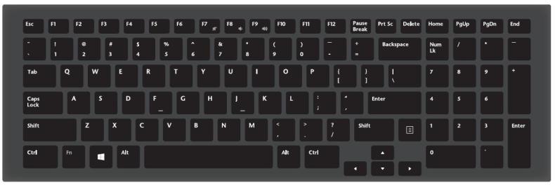 Chuang Li Hui KB216p Black Wired USB Desktop QWERTY Keyboard with Numeric Keypad-cover