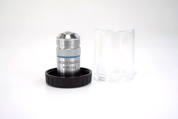 Leitz Wetzlar Fluorescence 50x/1.00 W Water-Immersion Microscope Objective 519802-cover