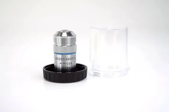 Leitz Wetzlar Fluorescence 50x/1.00 W Water-Immersion Microscope Objective 519802
