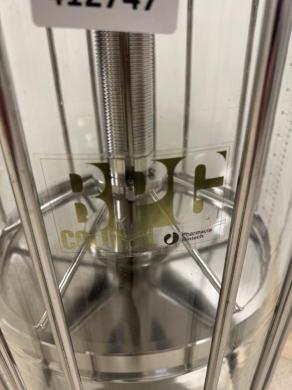 Pharmacia Biotec BPG Preparative Chromatography Column with Stainless Steel Frame-cover