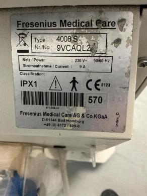 Fresenius Medical Care 4008 S Hemodialysis Machine for Dialysis Treatment-cover