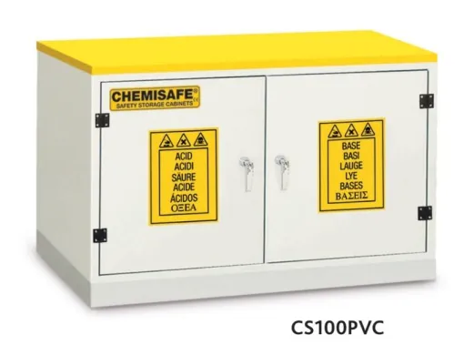 CS120UB PVC Chemisafe Chemical Safety Storage Cabinet with Optional Ventilation