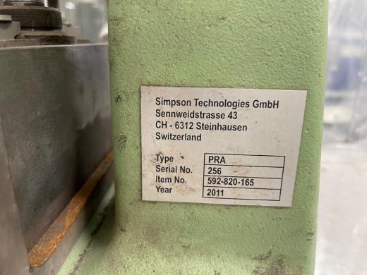 Simpson Technologies PRA Press Pneumatic Laboratory Press for Sample Preparation-cover