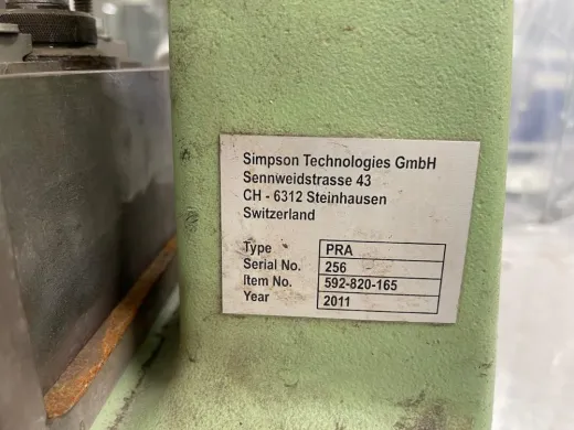Simpson Technologies PRA Press Pneumatic Laboratory Press for Sample Preparation