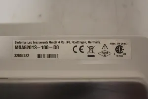 Sartorius Cubis MSA5201S Precision Analytical Balance with Motorized Leveling, 3 of 3