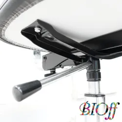 Toyo Kogei SK-825 Black Laboratory Chair with Backrest and Casters, 4 of 6