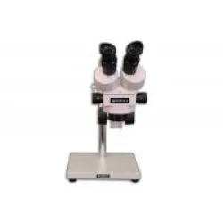 Meiji EMZ-5 Stereo Microscope Head with MA502 Eyepieces on S-4400 Boom Stand and FS Focus Holder, 2 of 7