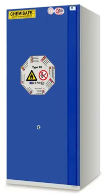 LITHIUMSAFE 90.Z Safety Cabinet with QUARANTINE CHEMISAFE Fire-Resistant Battery Storage